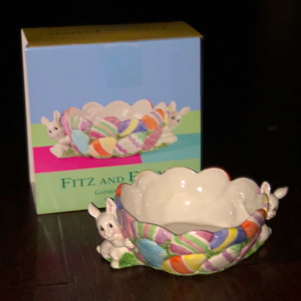 Fitz & Floyd Easter Candy Bowl 🐰